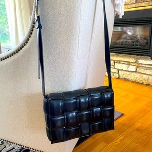 Black Vegan Leather Bag